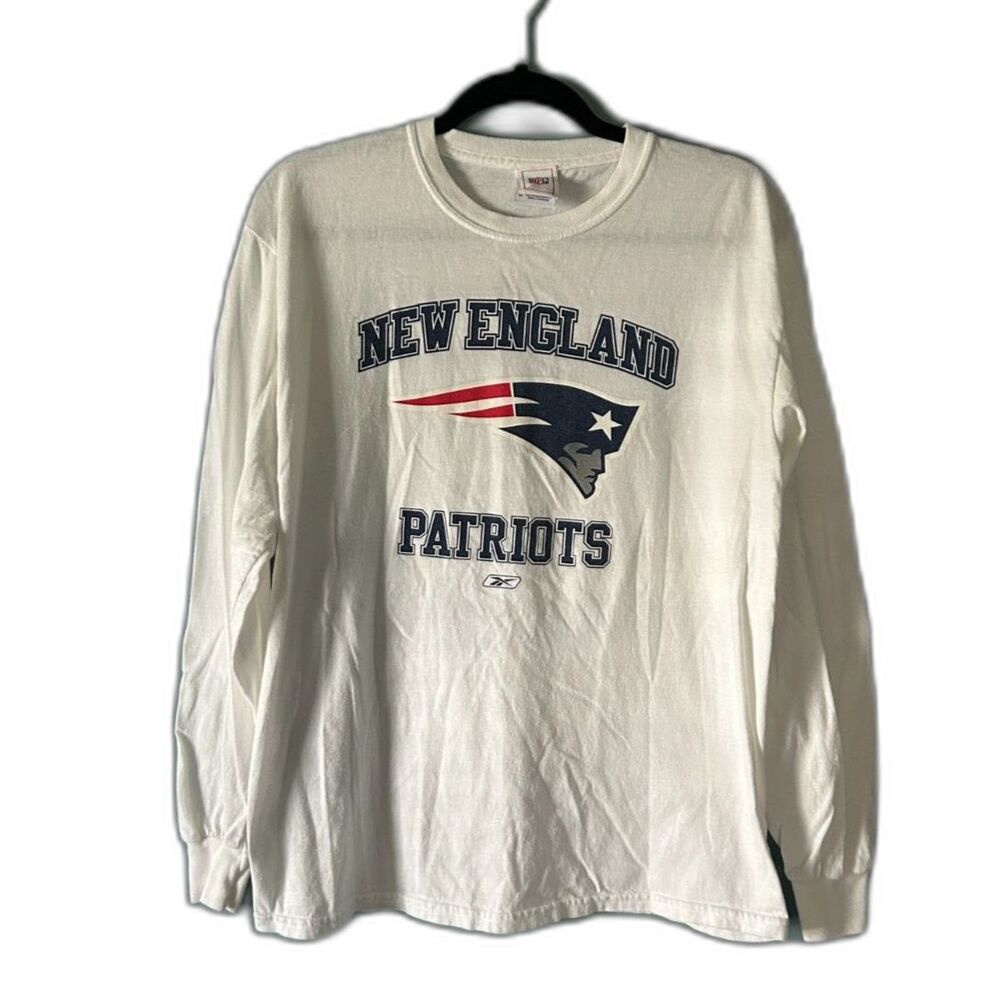 NFL New England Patriots men's long sleeve cotton t-shirt size medium